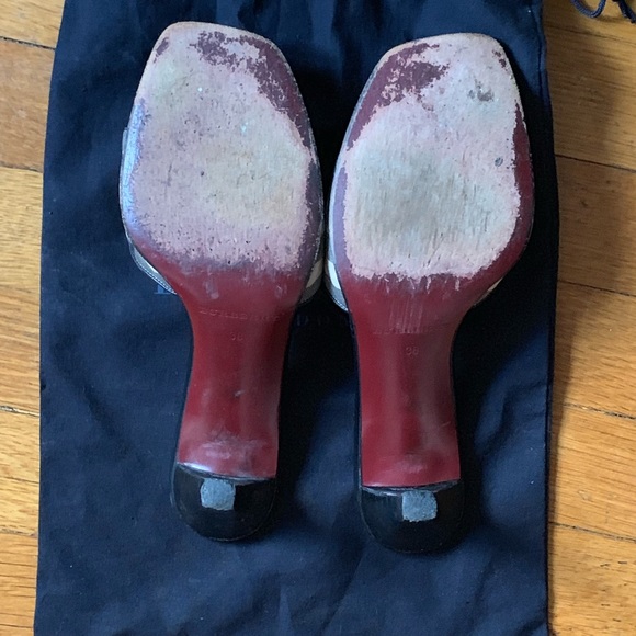 BURBERRY | Slip-on Heeled Tartan Sandals | HP🥂 - Picture 8 of 8